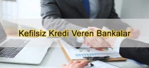 kefilsiz kredi